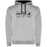Heather grey / black