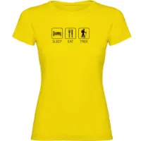 Kruskis Sleep Eat And Trek Kurzarm-t-shirt