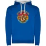 Royal blue / white