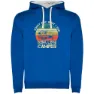 Royal blue / white