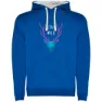 Royal blue / white