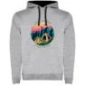 Heather grey / black