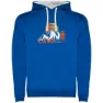 Royal blue / white