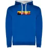 Royal blue / white