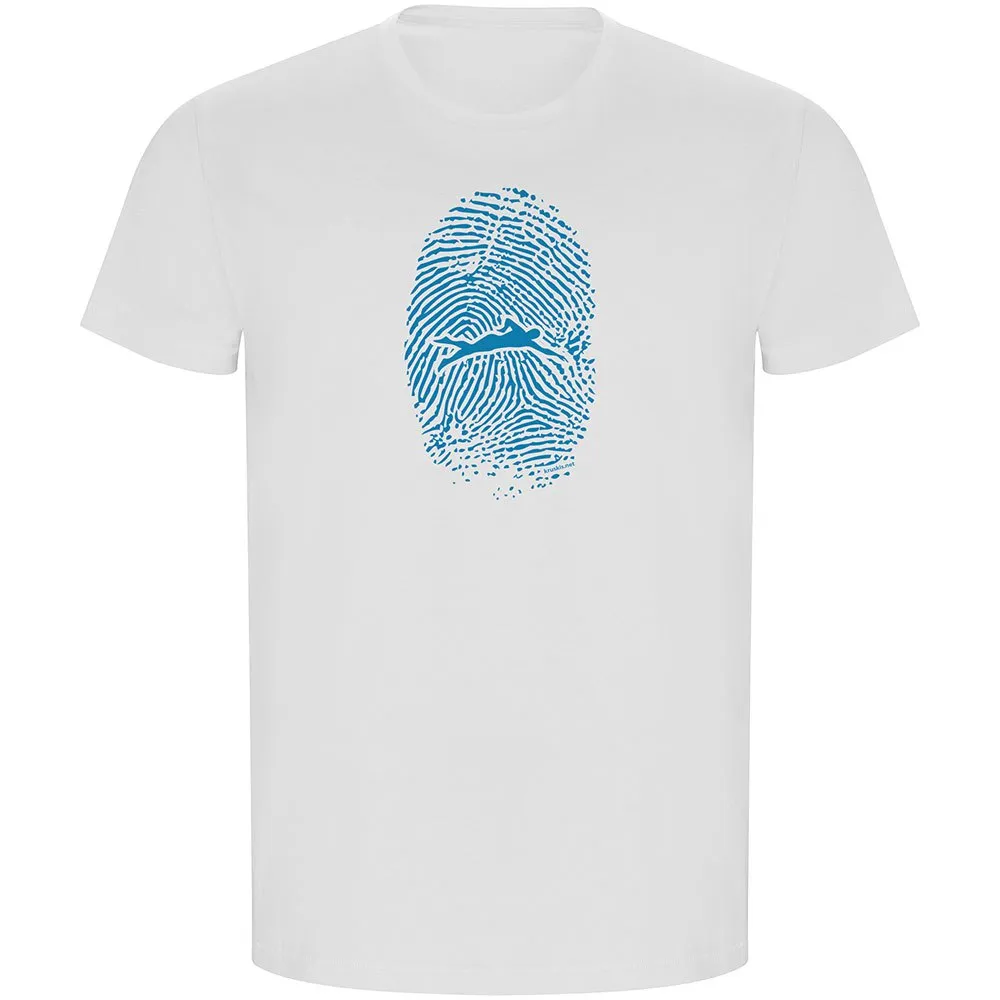 Kruskis Swimmer Fingerprint Eco Kurzarm-t-shirt male Kruskis Swimmer Fingerprint Eco Kurzarm-t-shirt male