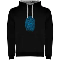 Kruskis Swimmer Fingerprint Two-colour Kapuzenpullover Kruskis Swimmer Fingerprint Two-colour Kapuzenpullover