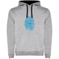 Kruskis Swimmer Fingerprint Two-colour Kapuzenpullover Kruskis Swimmer Fingerprint Two-colour Kapuzenpullover