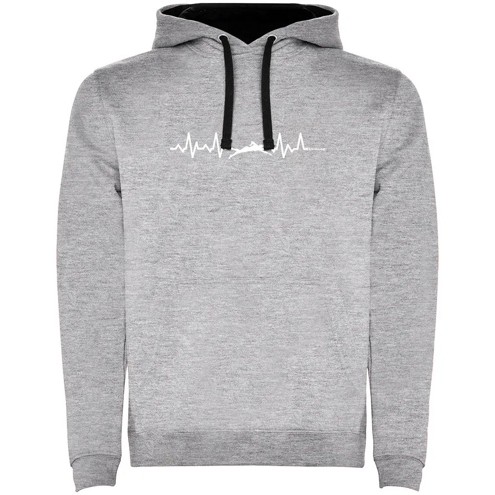 Kruskis Swimming Heartbeat Two-colour Kapuzenpullover male