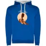 Royal blue / white
