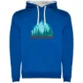 Royal blue / white