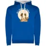 Royal blue / white