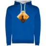 Royal blue / white