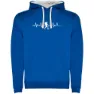 Royal blue / white