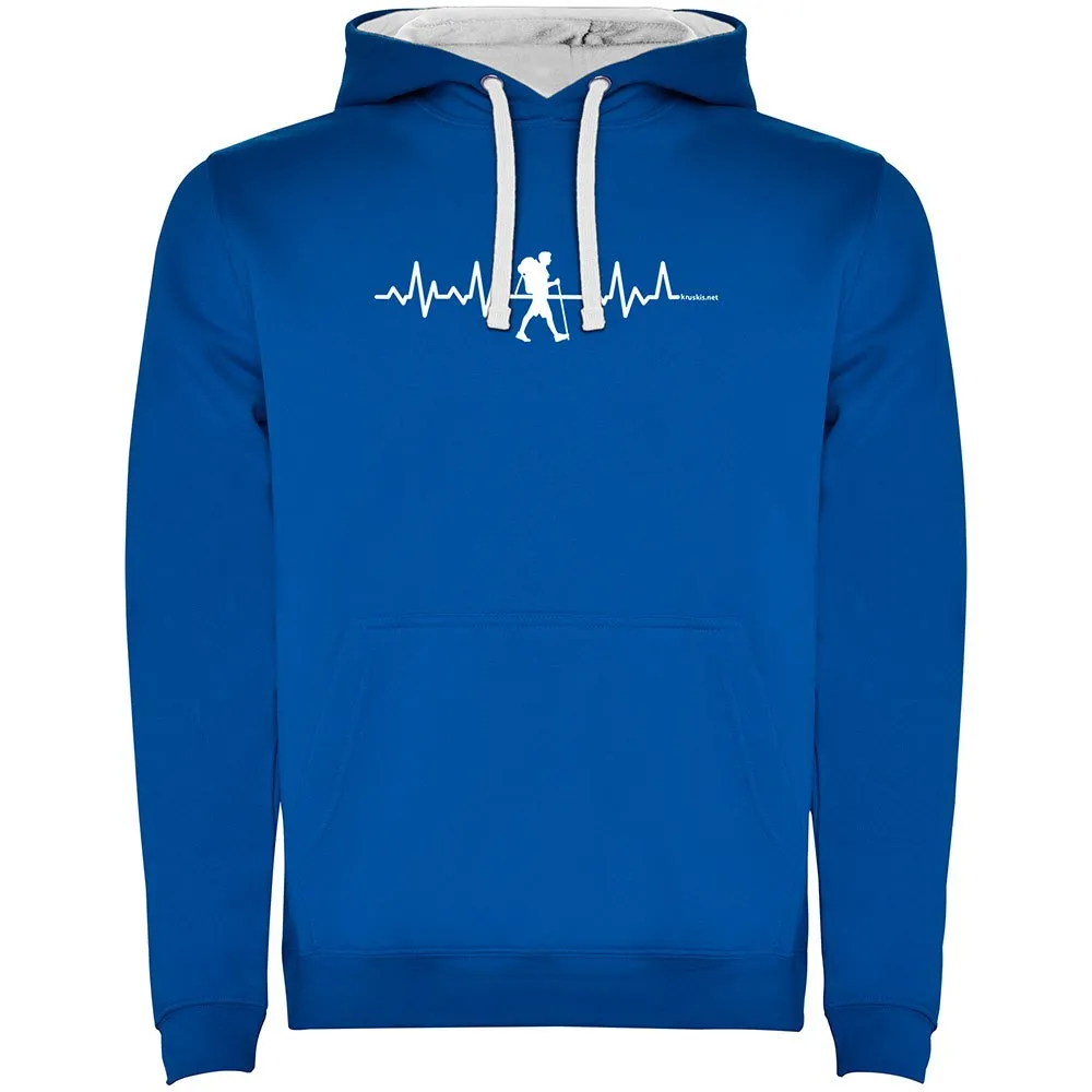 Kruskis Trekking Heartbeat Two-colour Kapuzenpullover