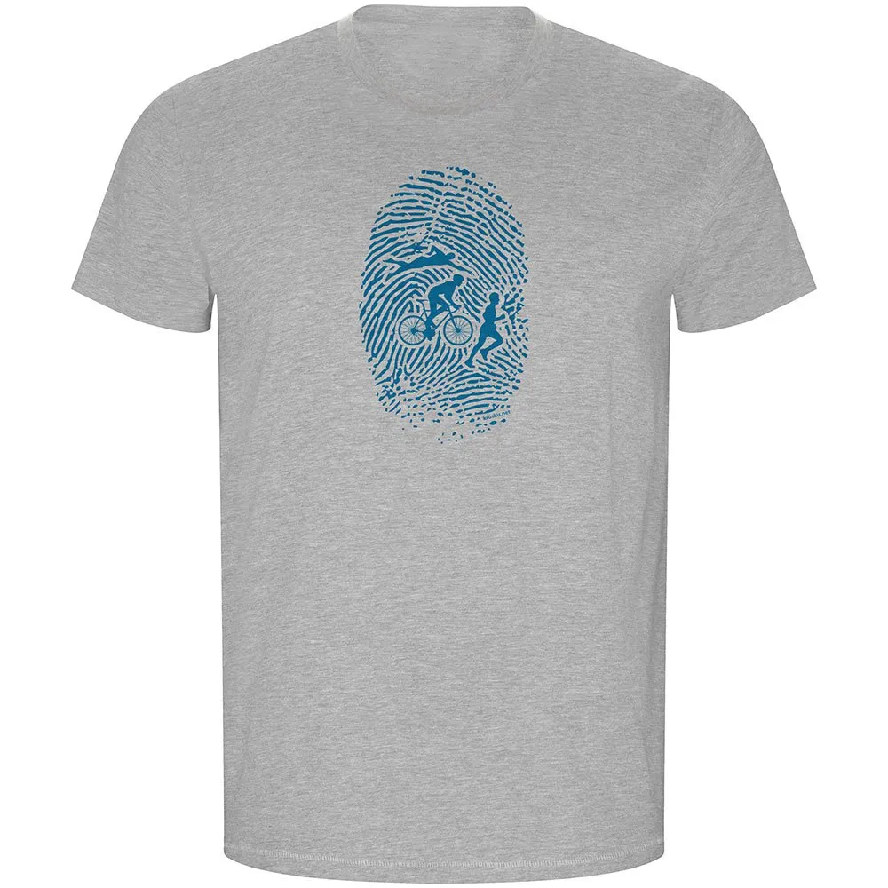 Kruskis Triathlon Fingerprint Eco Kurzarm-t-shirt male