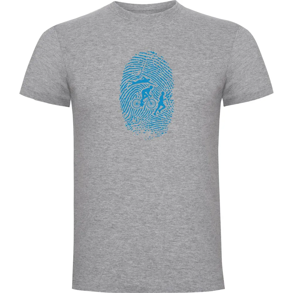 Kruskis Triathlon Fingerprint Kurzarm-t-shirt male Kruskis Triathlon Fingerprint Kurzarm-t-shirt male
