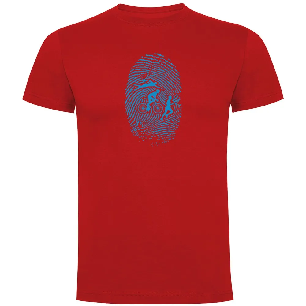 Kruskis Triathlon Fingerprint Kurzarm-t-shirt male Kruskis Triathlon Fingerprint Kurzarm-t-shirt male
