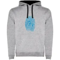 Kruskis Triathlon Fingerprint Two-colour Kapuzenpullover male Kruskis Triathlon Fingerprint Two-colour Kapuzenpullover male
