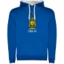 Royal blue / white