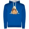 Royal blue / white