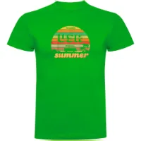 Kruskis Usa Summer Kurzarm-t-shirt