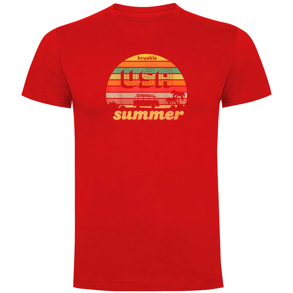 Kruskis Usa Summer Kurzarm-t-shirt Kruskis Usa Summer Kurzarm-t-shirt