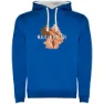 Royal blue / white