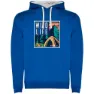 Royal blue / white