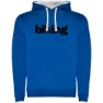 Royal blue / white