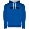 Royal blue / white