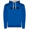 Royal blue / white
