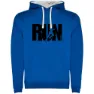 Royal blue / white