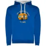 Royal blue / white