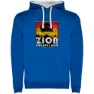 Royal blue / white