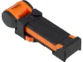 Kryptonite Evolution 7 Faltschloss mit Klick-Rahmenhalterung, Schwarz-orange, 90cm