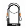 Kryptonite Keeper 12 Standard Flex 4 Bügelschloss, Black / grey, 12 x 102 x 203mm