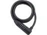 Kryptonite KryptoFlex 815 Combo Cable Kabelschloss, Schwarz, 150cm
