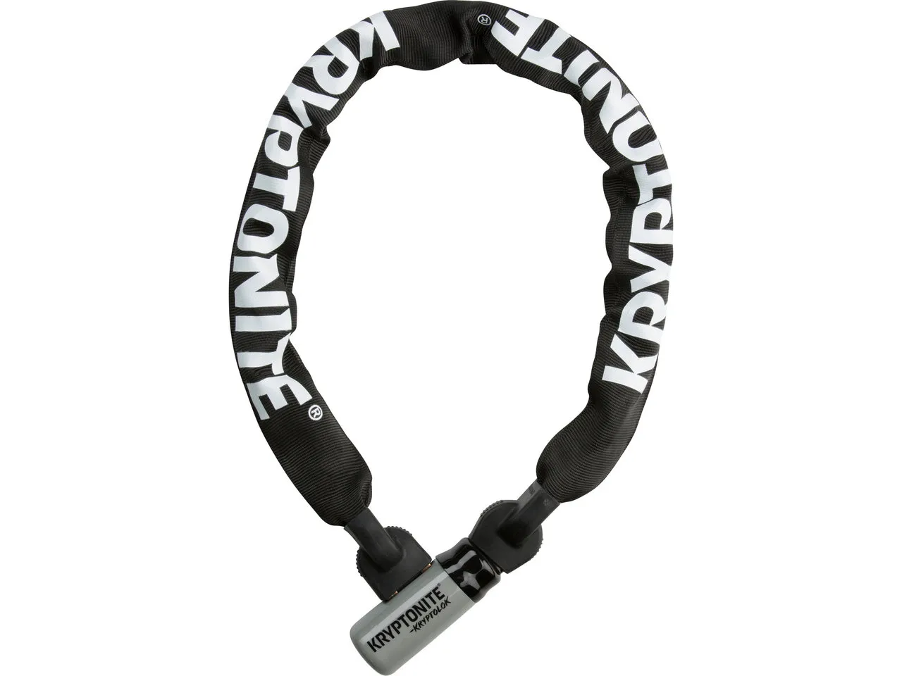 Kryptonite KryptoLok® 2 Integrated Chain Kettenschloss, Schwarz-grau-weiß, 95cm Kryptonite KryptoLok® 2 Integrated Chain Kettenschloss, Schwarz-grau-weiß, 95cm