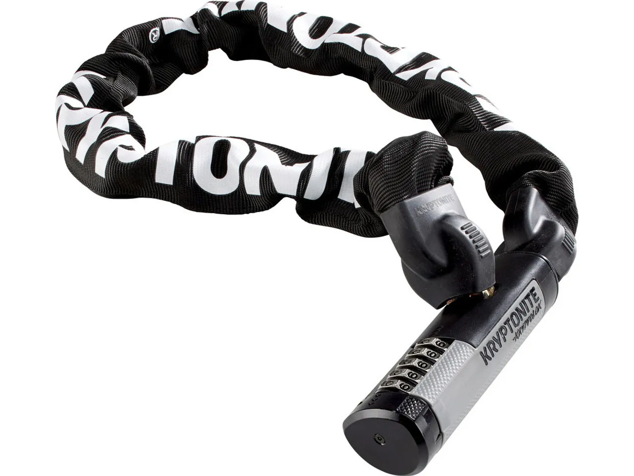 Kryptonite Kryptolok 9 Combo Integrated Chain Kettenschloss, Schwarz-silber, 90cm Kryptonite Kryptolok 9 Combo Integrated Chain Kettenschloss, Schwarz-silber, 90cm