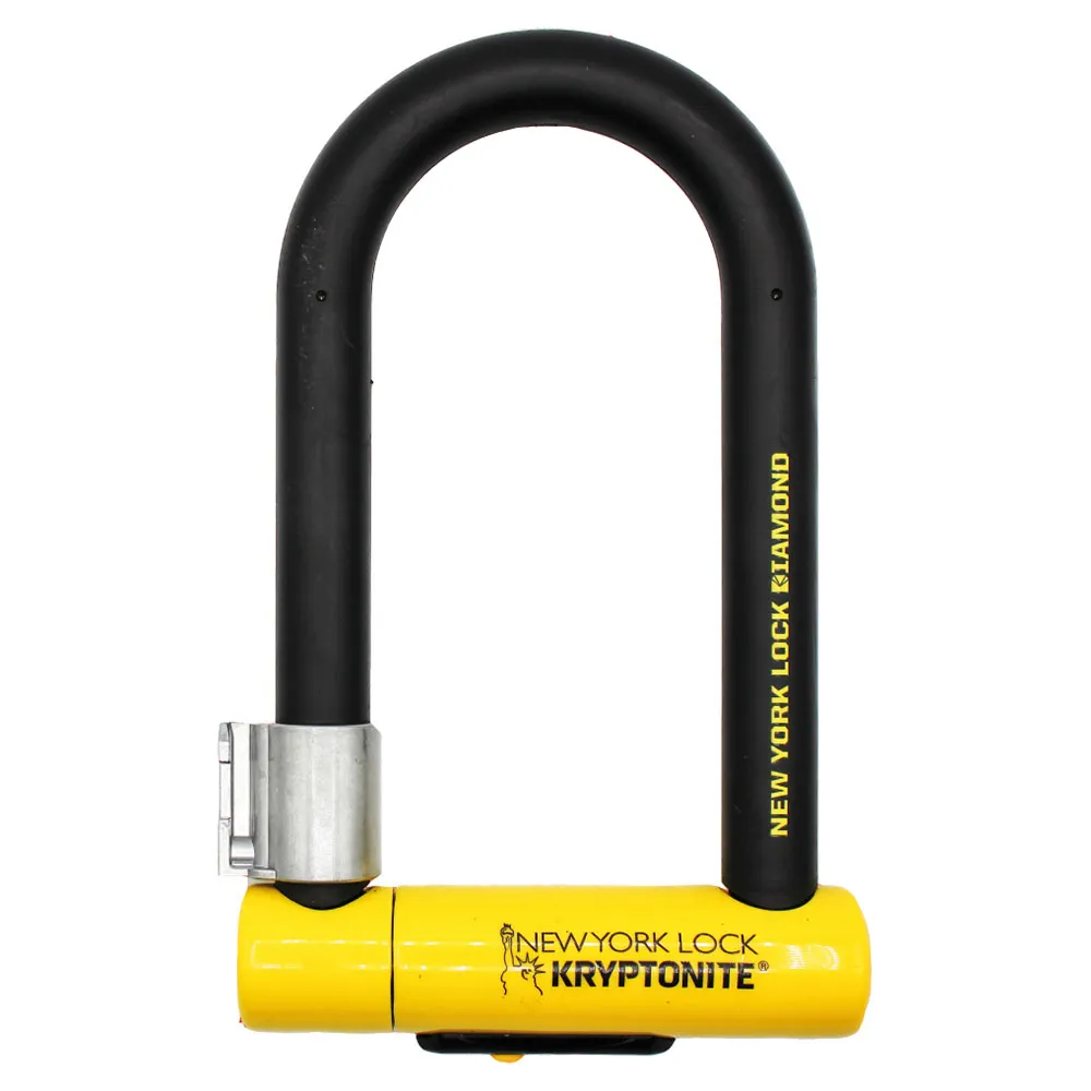 Kryptonite New York Diamond Bügelschloss, Black, One Size Kryptonite New York Diamond Bügelschloss, Black, One Size