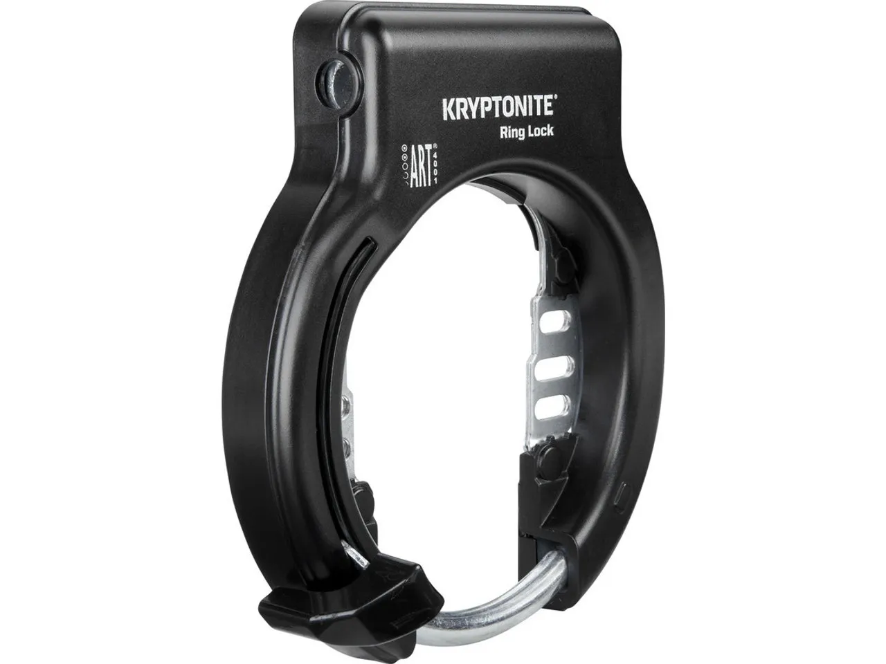 Kryptonite Rahmenschloss mit Flex Mount Halter, Schwarz, One Size
