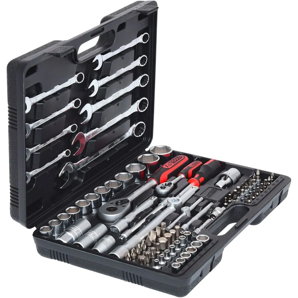 KS Tools 1/4+1/2 Steckschlüsselsatz 82 Stücke, Silver, One Size KS Tools 1/4+1/2 Steckschlüsselsatz 82 Stücke, Silver, One Size