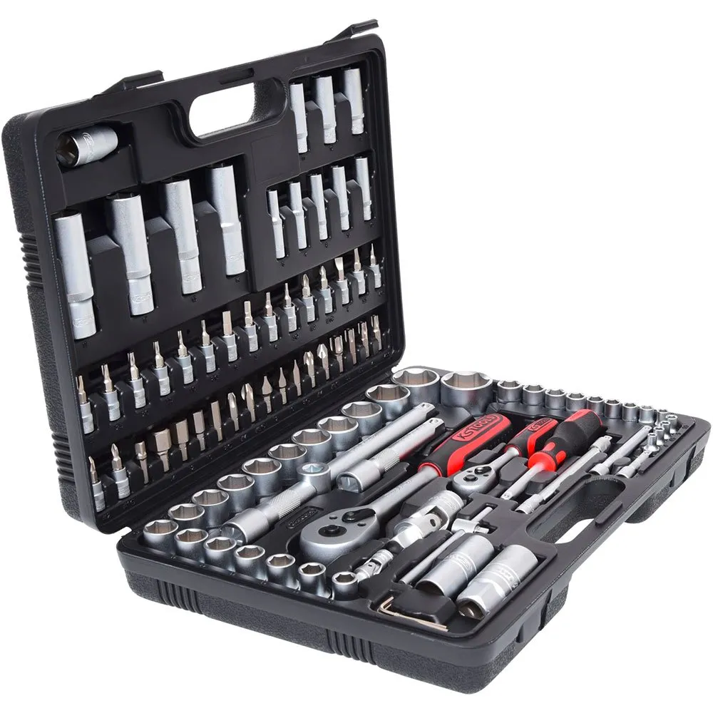 KS Tools 1/4+1/2 Steckschlüsselsatz 96 Stücke, Silver, One Size KS Tools 1/4+1/2 Steckschlüsselsatz 96 Stücke, Silver, One Size