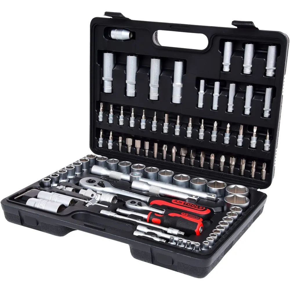 KS Tools 1/4+1/2 Steckschlüsselsatz 96 Stücke, Silver, One Size KS Tools 1/4+1/2 Steckschlüsselsatz 96 Stücke, Silver, One Size