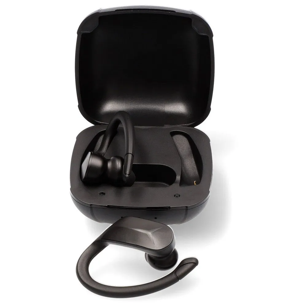 KSIX Sport Buds 2 Drahtlose Sportkopfhörer, Black, One Size KSIX Sport Buds 2 Drahtlose Sportkopfhörer, Black, One Size