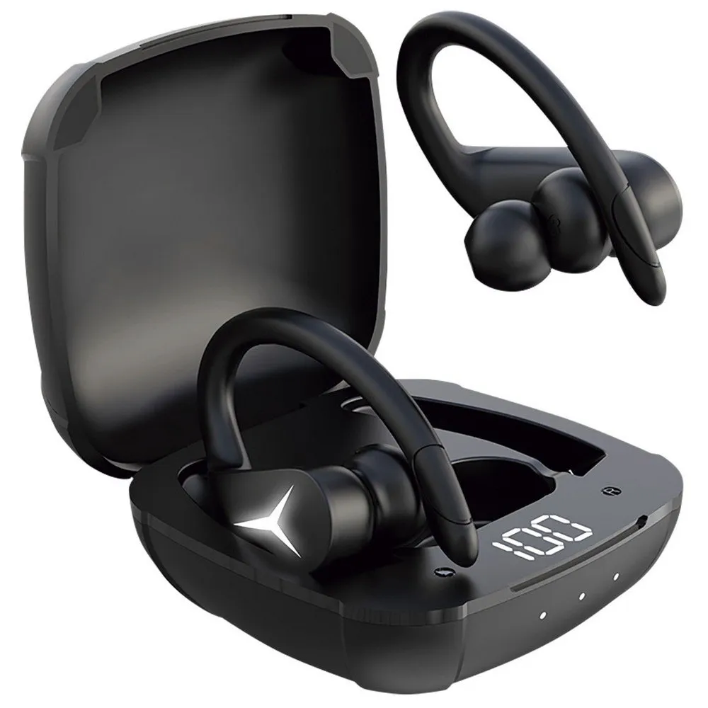KSIX Sport Buds 2 Drahtlose Sportkopfhörer, Black, One Size KSIX Sport Buds 2 Drahtlose Sportkopfhörer, Black, One Size