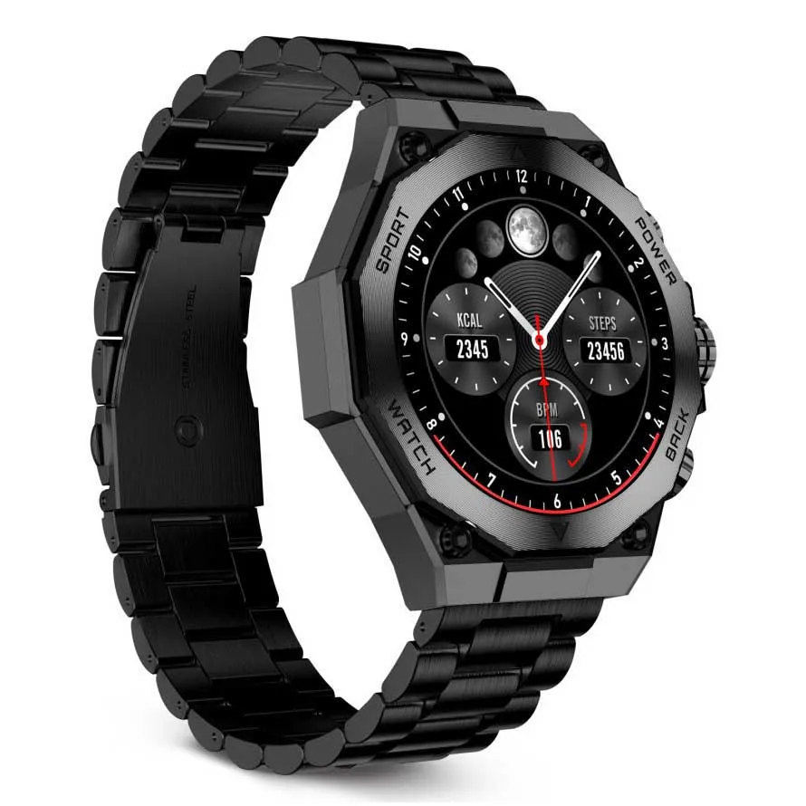 KSIX Titanium Smartwatch, Black KSIX Titanium Smartwatch, Black