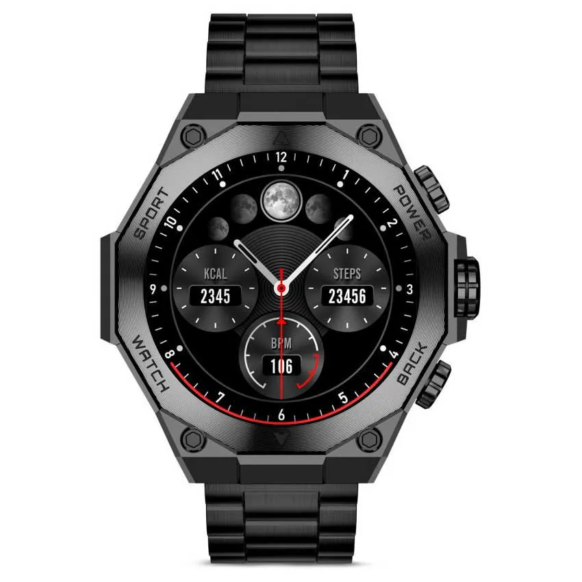 KSIX Titanium Smartwatch, Black KSIX Titanium Smartwatch, Black