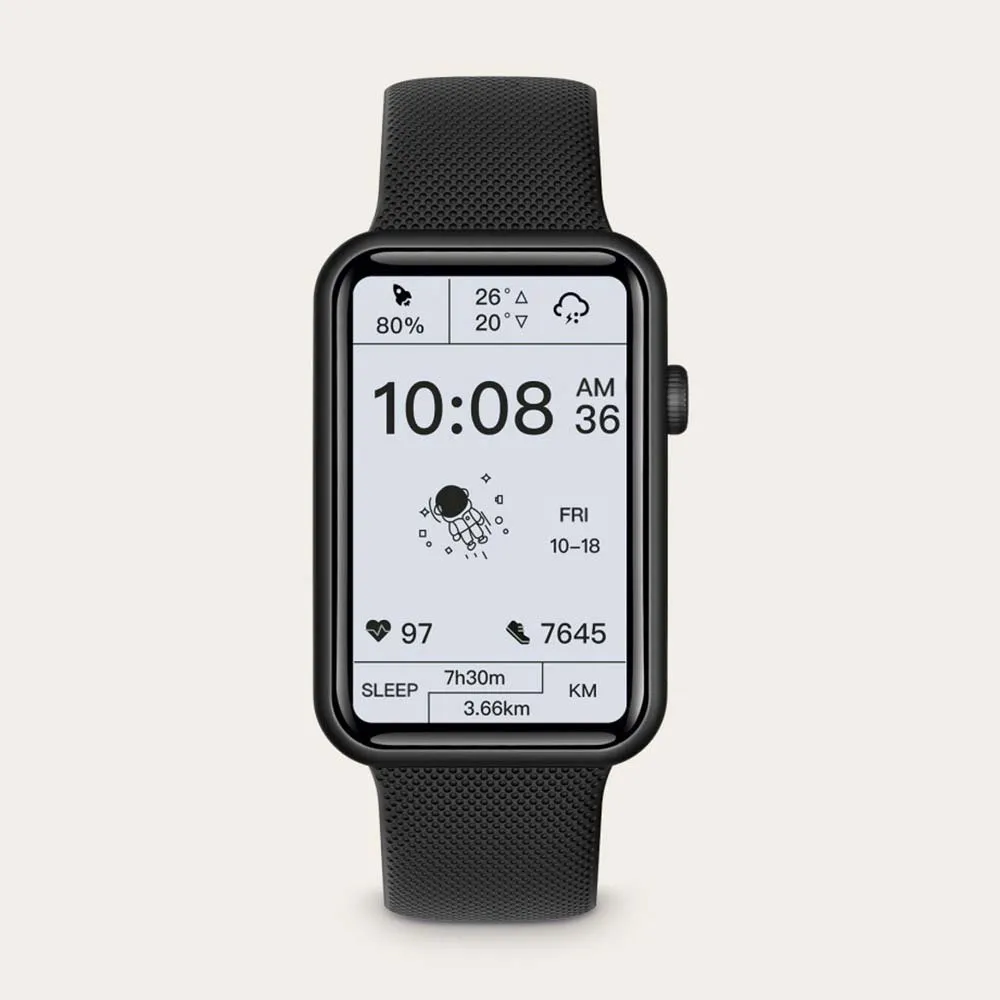 KSIX Tube Smartwatch, Black KSIX Tube Smartwatch, Black