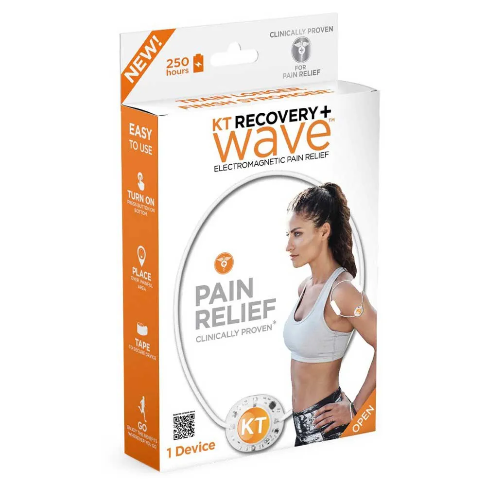 KT Tape Recovery+ Wave Elektro-pads, White, One Size KT Tape Recovery+ Wave Elektro-pads, White, One Size